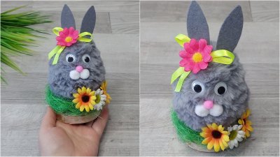Заяц из квиллинга
