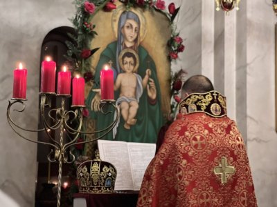 Рождество в армянской церкви