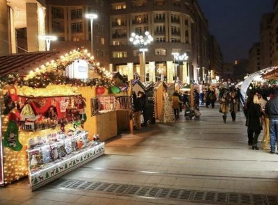 Северный проспект Ереван зимой