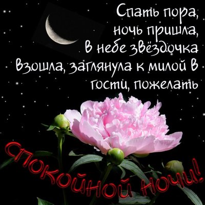 Красивые пожелания спокойной ночи
