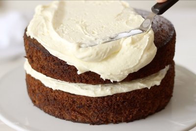 Tangy Lemon Velvet Cake with homemade Cream Cheese Frosting