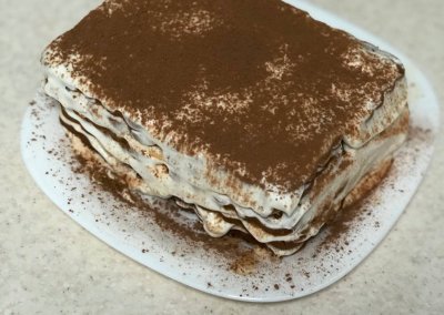 Tiramisu advertising
