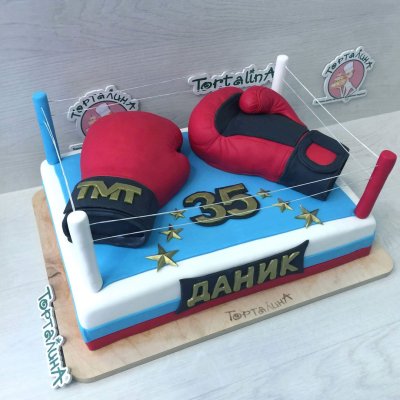 Торт боксеру