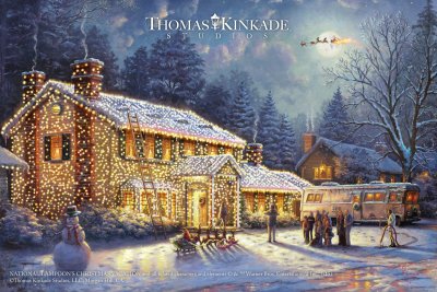 Thomas Kinkade Рождественские домики