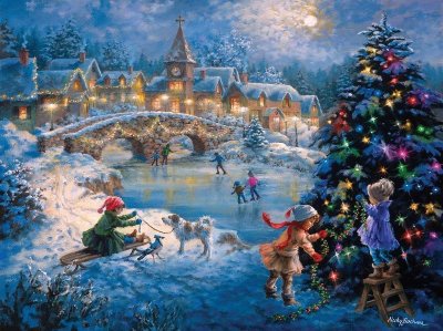 Художник Nicky Boehme новый год