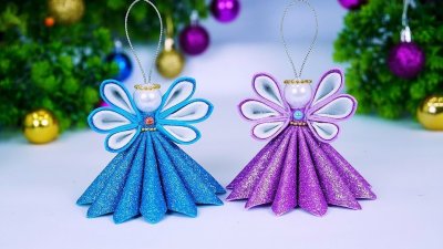 Лерита новогодние игрушки из фоамирана