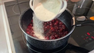 Вишнёвый конфитюр для торта из замороженной вишни